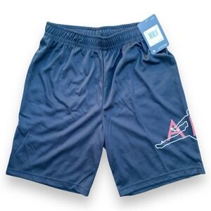 Jordan Boys Shorts Athletic Basketball‎ Training Gym Black Size XL